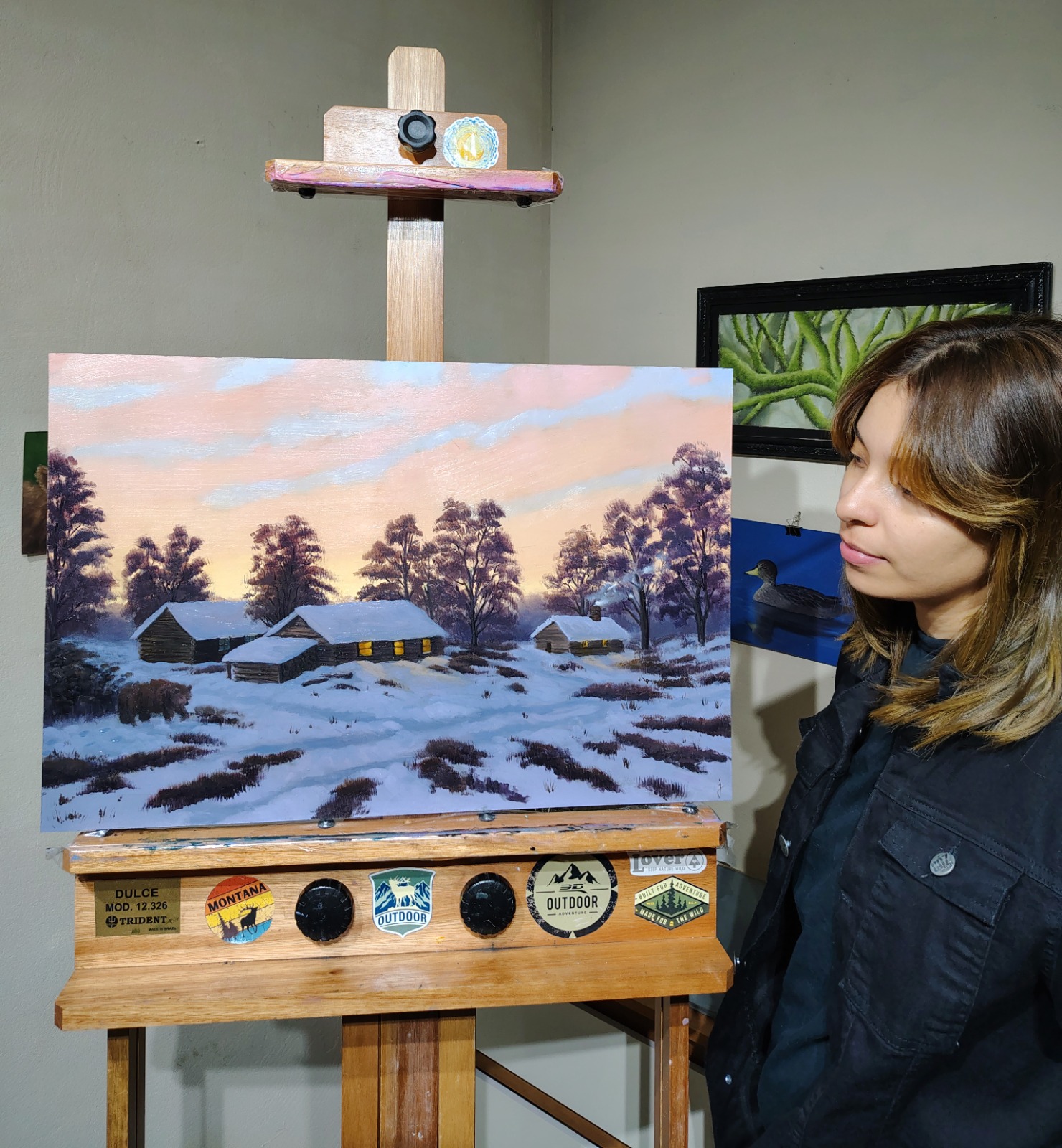 A visitor after the snowstorm. oil painting, 2026 (18).jpeg