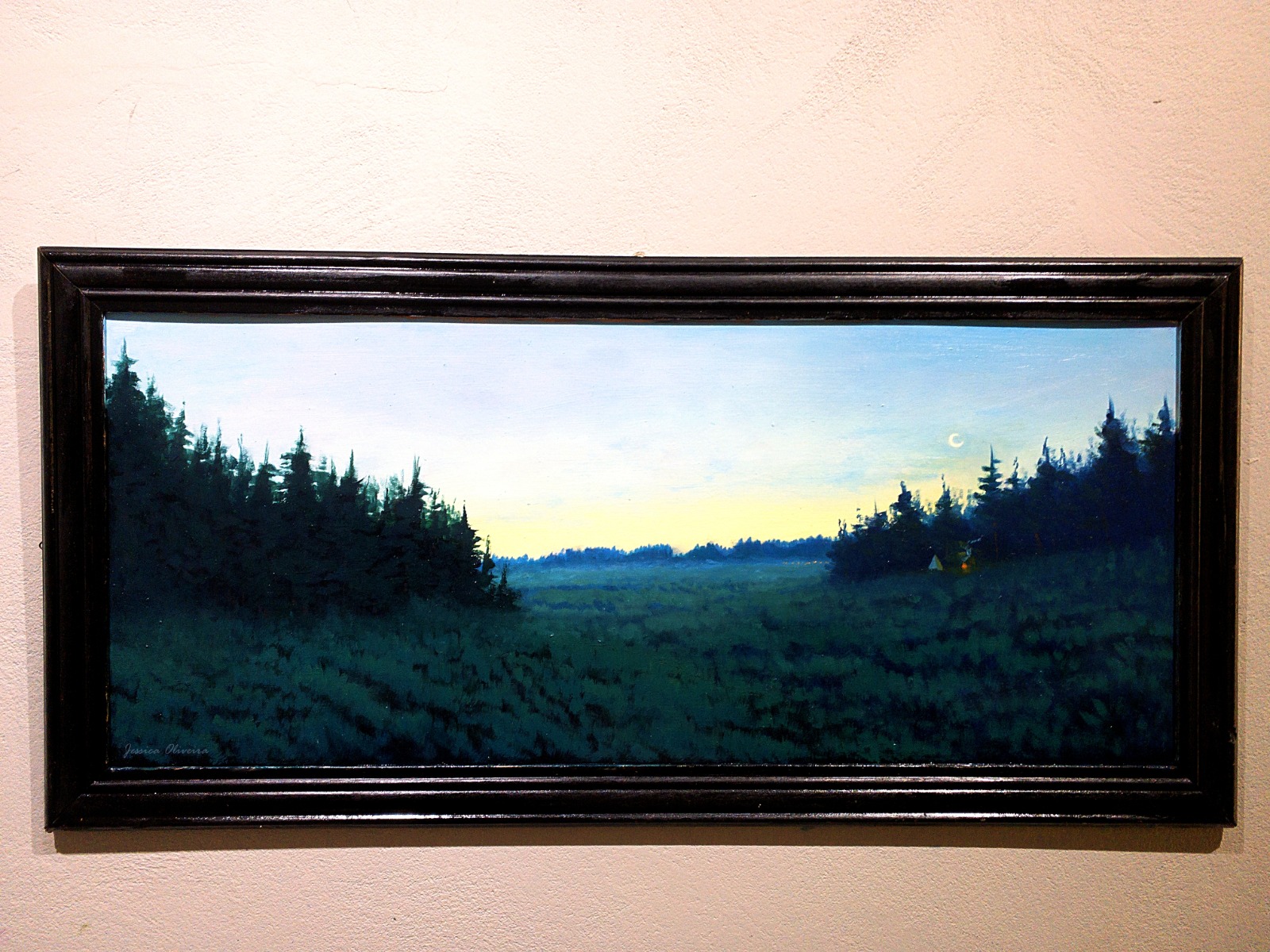 Walking in the Last Days of Summer, oil painting, 16x24 inches, 2025..jpg