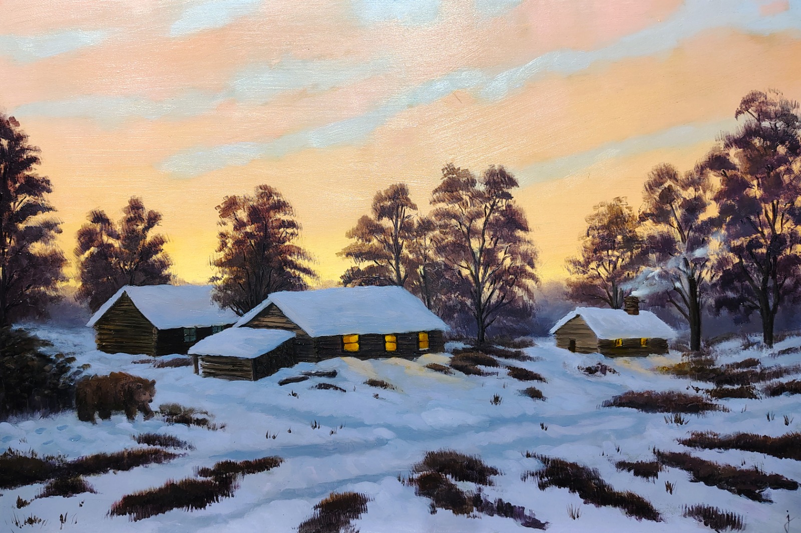 A visitor after the snowstorm. oil painting, 2026 (14).jpeg